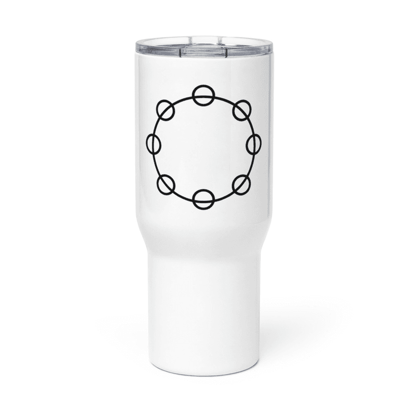 Travel mug with a handle