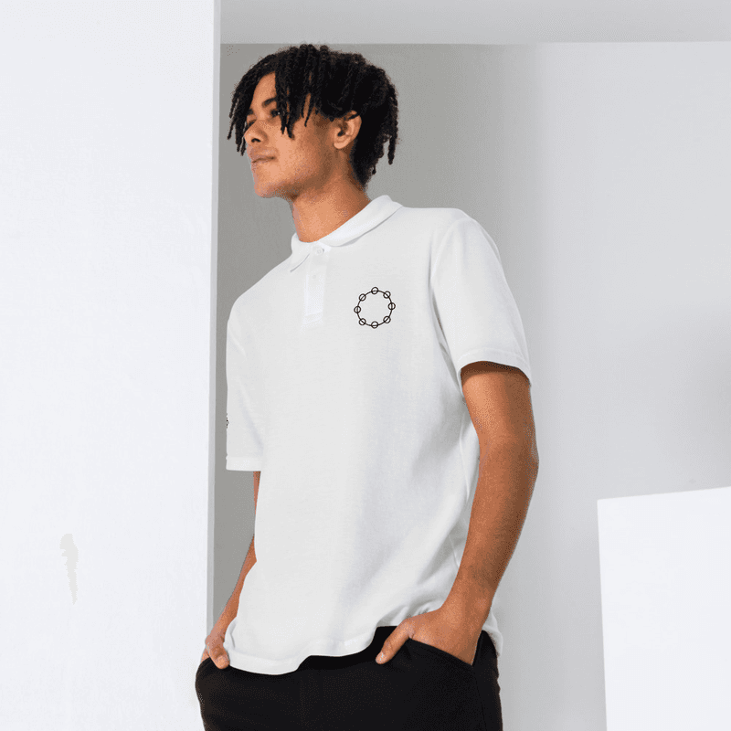 Logo Polo Shirt, White
