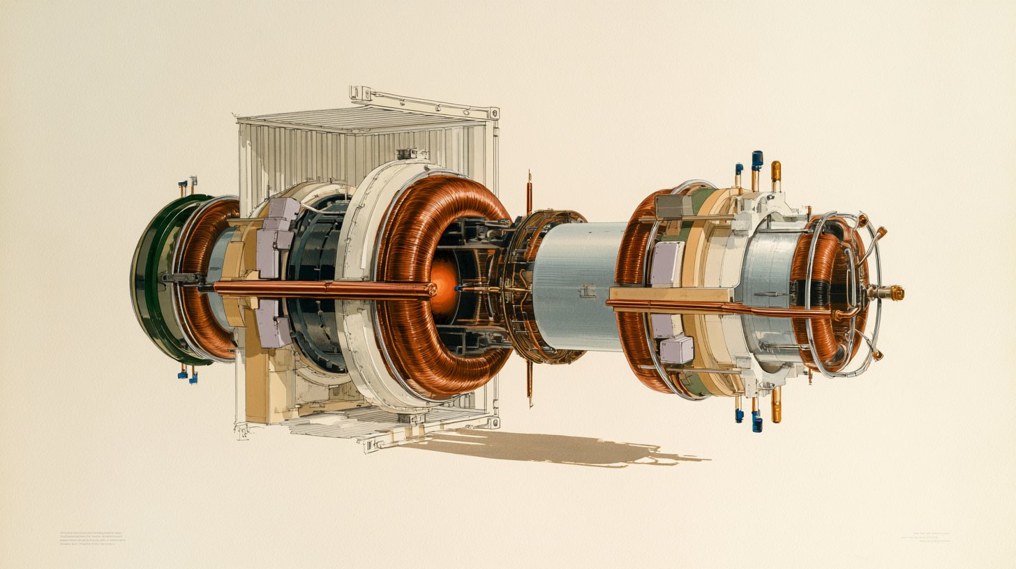 Concept study of a pulsed-field coil assembly